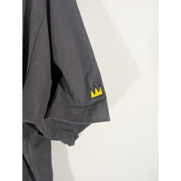 Uniqlo x Jean Paul Basquiat Mens Gray Short Sleeve Shirt Sz XL Artsy Streetwear - Picture 4 of 7